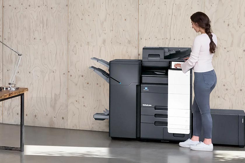 Woman-near-Printer Woman-near-Printer